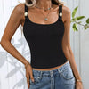 Pearl Detail Scoop Neck Tank