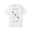 You Won My Heart Tic Tac Toe T-Shirt — Romantic Valentine’s Tee
